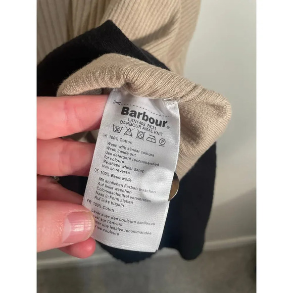 Barbour Amal Knitted Jumper‎ in Light Fawn - Picture 11 of 12